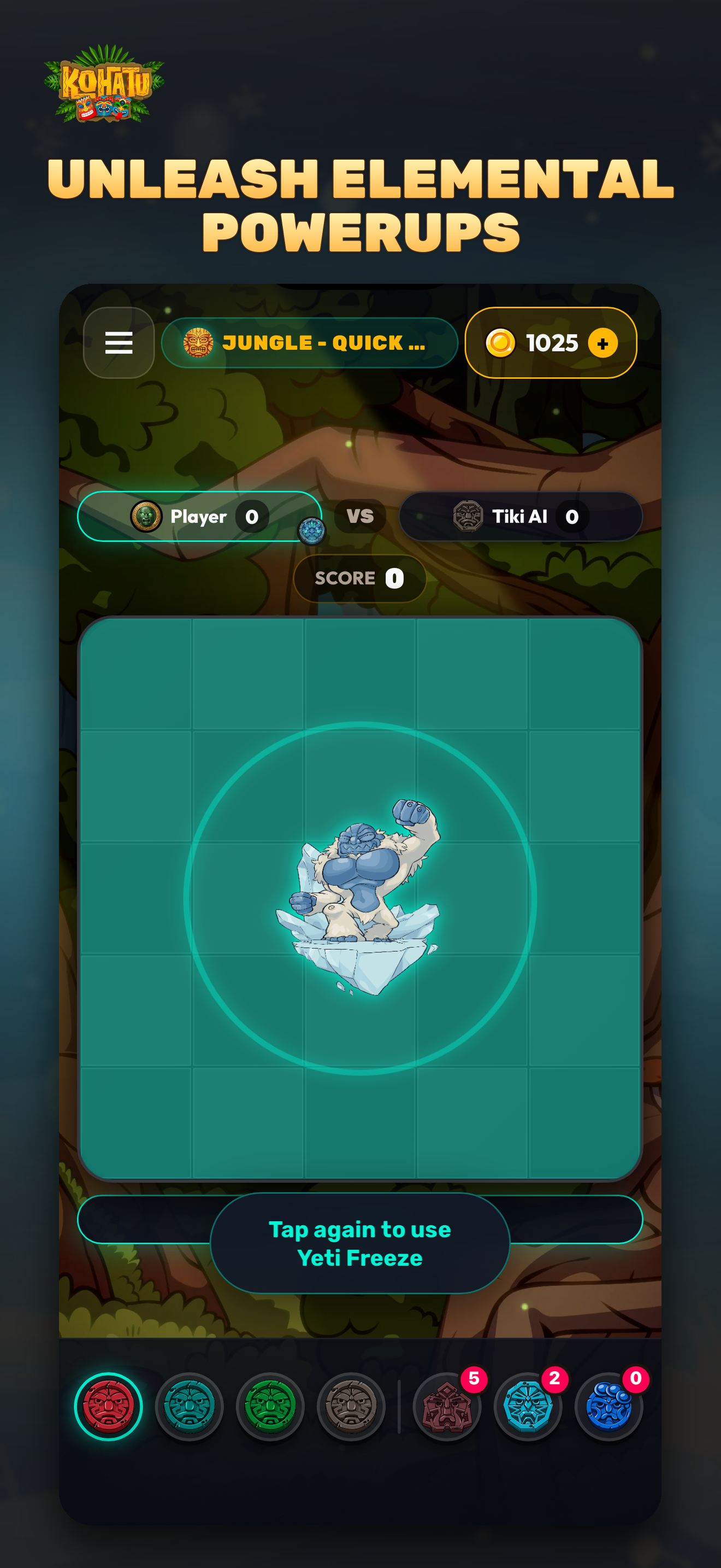 Yeti Freeze powerup